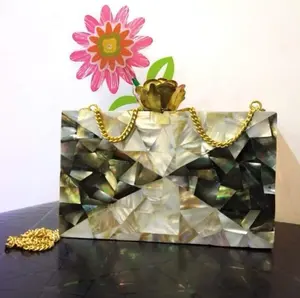 Elegante borsa da pochette in madreperla o borsa da sera per donne e ragazze vendita calda golfo a prezzi ragionevoli da artigianato di lusso