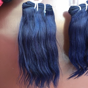 NANDEE HOUSE Peluca india de encaje completo/frontal, 100% cabello humano Remy indio liso y ondulado con baby hairs, doble trama a máquina - Product Image 6