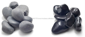 Galets de pierre noire naturelle, gravier décoratif pour aménagement paysager de jardin, aquarium, vente en gros OEM - Product Image 4