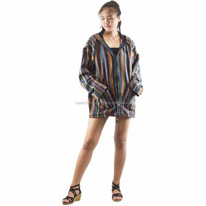 Sudadera con capucha de algodón con estampado de mandala y cremallera, Unisex, NAPAT - Product Image 4