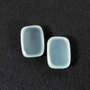 Pierre précieuse en calcédoine aqua naturelle, octogone de 14x10 mm, 7,5 carats, pierre précieuse en gros - Product Image 2