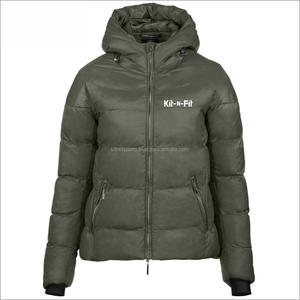 Identity Custom Clothing Manufacturer Veste bulle décontractée pour homme Manteau rembourré avec capuche Veste bouffante - Product Image 3