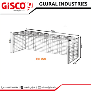 ตาข่ายฟุตบอลพกพา ยี่ห้อ GISCO แบบกำหนดเองได้ ขายส่งสำหรับรุ่นฝึกซ้อม SN-421/SN-422/SN-423 - Product Image 4