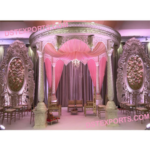 Magnifique mariage Mandap décors mariage chic Mandap ensemble décor exceptionnel meilleur mariage hindou Mandaps fabricant australie - Product Image 1