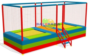 Trampoline parc commercial, double parc aquatique - Product Image 2
