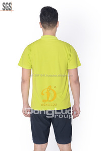 Proveedor de Vietnam Unisex para camisas Pareja Camisetas Punto 100% Poliéster Carta Secado rápido Transpirable Bajo MOQ Diseño personalizado - Product Image 5