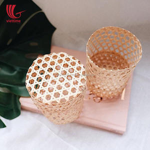 Panier porte-brosse à dents en bambou tissé à la main du Vietnam - Product Image 4