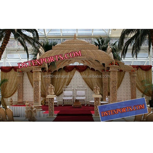 Mandap Mandap ชุดแต่งงานสีทองแบบดั้งเดิม Mandap,Mandap งานแต่งงานสีทอง Delizio Maharaja - Product Image 4