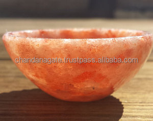 Matériau de la pierre précieuse bol en pierre de soleil produit bol en pierre naturelle Type de pierre précieuse reiki bol en cristal de guérison pour la décoration - Product Image 5