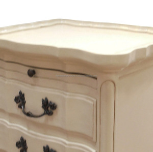 Étagères de nuit en bois d'acajou, 2 tiroirs, Style français - Product Image 3