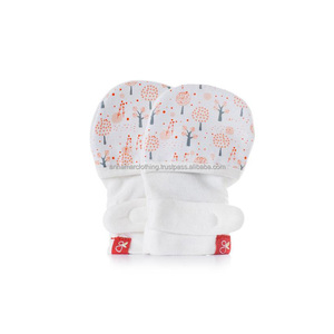 Latest Anti Scratch Soft Organic Baby Mittens with Custom Logo - Product Image 1