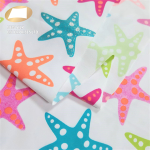 Stock lot pas cher 80 polyester 20 spandex starfish imprimer tissu pour maillot de bain - Product Image 5
