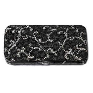 Pince à épiler d'extension de cils conçue sur mesure dans un étui imprimé de fleurs Acheter des kits de cils avec pointe en acier inoxydable - Product Image 4