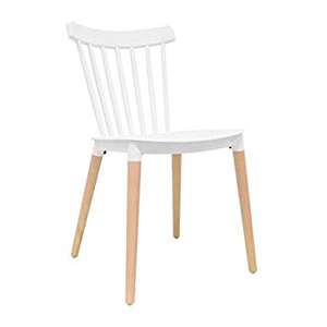 Silla de comedor de madera de diseño moderno Shabby Chic con altura ajustable para muebles de oficina en casa - Product Image 1