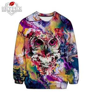 Venta al por mayor de los hombres de diseño único de talla grande sudadera de invierno de gran tamaño de pantalla larga impresa XS 6XL tamaños sublimados Sudadera con capucha de lana - Product Image 3