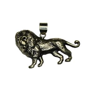 Pendentif lion en argent sterling 925 au prix de gros en gros - Product Image 1