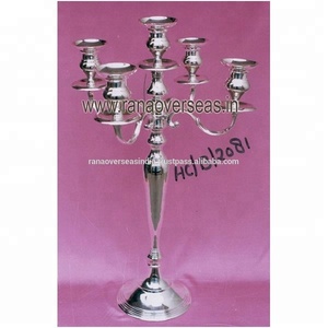 Best Quality Hot <b>Sale</b> Tall Aluminium 5 Arm Candelabra <b>for</b> Christmas Valentine Home & Dining Table Decoration - Product Image 1