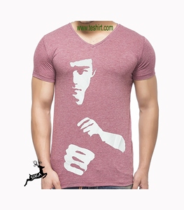 2019 gros hommes mode T-shirt Tirupur contraste manches Poly coton T-shirt à pois imprimé à l'aide de la Technique de Sublimation - Product Image 1