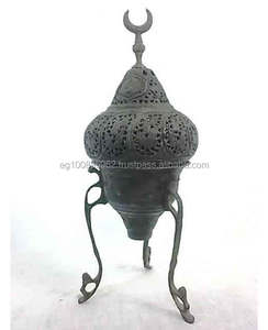 Antique Style Égyptien AN43 Fait Main Noir Trépied Brûleur D'encens Qualité Premium Design Unique - Product Image 1