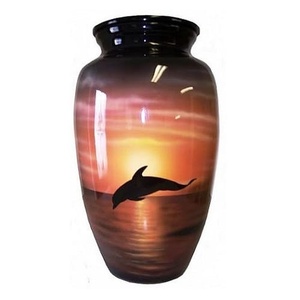 Coucher du soleil, urne de crémation pour adulte, conteneur, Pot, photo, Style américain/européen - Product Image 6