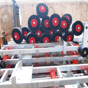 High-Quality Red <b>Plastic</b> <b>Wheel</b> for Semi Trailer Parts, Durable and Reliable for Heavy Duty Use, Best Price Semi Trailer <b>Wheel</b> - Product Image 1