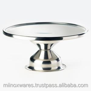 Soporte para Pastel de Acero Inoxidable MIINOX de 13 Pulgadas, Capacidad de 1 Cuarto de Galón, Modelo MW-CS13 - Product Image 2