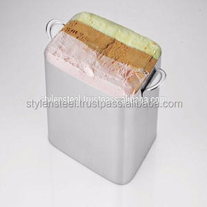 กล่องเก็บไอศกรีมแบบมีที่ใส่ไอศครีม,ภาชนะสำหรับทำไอศกรีมทำจากสเตนเลส - Product Image 2