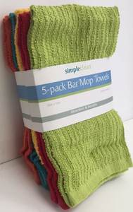 Cotton Bar Mops Quick-Dry Disposable Woven Plain Style for Home Sports Hotel <b>Airplane</b> Use Multi-Purpose for Adults - Product Image 5