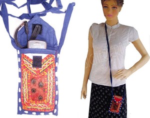 Bolso de teléfono móvil de diseño de lujo étnico - Product Image 2