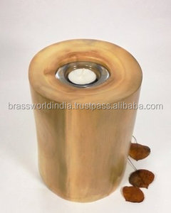 Photophore en bois pour animaux de compagnie par Brassworld inde fournitures funérailles brasworld inde - Product Image 2