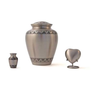 Crmesson-urnas funerarias de Metal para adultos, urnas de cremación con grabado brillante, de latón/aluminio, estilo americano/europeo - Product Image 5