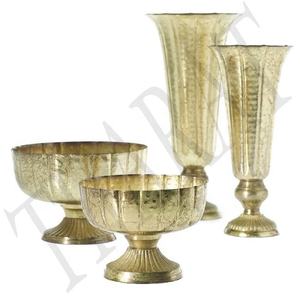 BODA DECORACIÓN FLORERO FLOR CUENCO DE METAL PARA DECORACIÓN HOTELES Y RESTAURANTES - Product Image 4