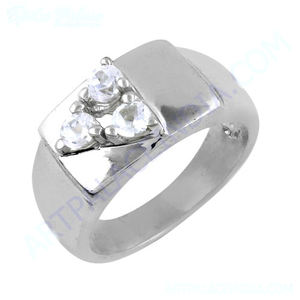 Cubic Zirconia <b>Rings</b> Light Weight <b>Silver</b> <b>Rings</b> <b>925</b> <b>Silver</b> <b>Ring</b> - Product Image 1