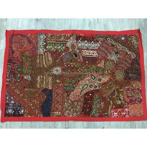 Traditional Wall Hanging Tapestry Indian <b>Vintage</b> Art <b>Curtain</b> Home Wall Decor Backdrop Art Handmade Wall Hanging Patchwork - Product Image 5