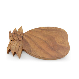 Planche à découper fromage en bois ananas, accessoires de cuisine - Product Image 1