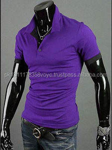 Polo de Golf 100 coton pour hommes, T-Shirt blanc brodé de haute qualité, col roulé personnalisé, OEM - Product Image 5