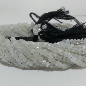 ลูกปัดอัญมณีซาโลนีธรรมชาติขนาด3มม. 4มม. สำหรับทำเครื่องประดับ - Product Image 1