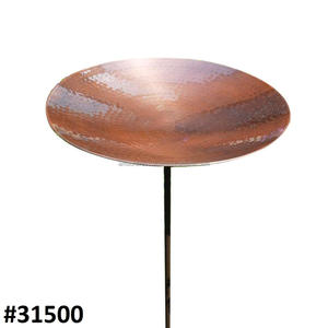 Bain d'oiseaux en métal, 50 unités, ornement de jardin - Product Image 2