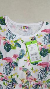 Новейшие дизайнерские брендовые этикетки без рукавов, Детская готовая одежда для девочек, хлопковое однотонное платье с принтом до колен - Product Image 3