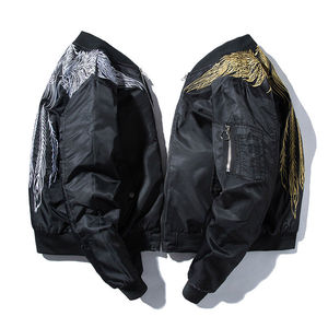 2019 OEM Fashion Design Bomber Winter <b>Jacket</b> For Men with Embroidered Print <b>Padded</b> Bomber <b>Jacket</b> - Product Image 5