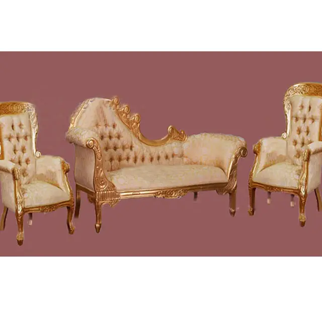 Lindo conjunto de sofá de casamento, conjunto de sofá de casamento francês estilo italiano alemanha