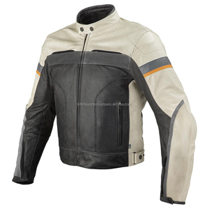 Veste de Moto pour homme, veste de course de Moto, veste de Moto en cuir, vêtements manteau coupe-vent - Product Image 2