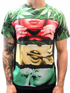 เสื้อยืดระเหิดแบบกําหนดเอง 100% โพลีเอสเตอร์ระเหิดเสื้อยืดออกแบบเสื้อยืดระเหิดเต็มรูปแบบการพิมพ์แบบกําหนดเอง - Product Image 4
