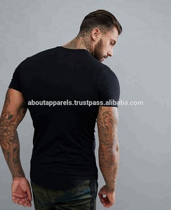 Crew <b>Neck</b> Longline Print <b>t</b> <b>Shirt</b> Custom Curved Hem Men <b>t</b> <b>Shirts</b> Splash Cheap Cotton <b>t</b> <b>Shirt</b> - Product Image 3