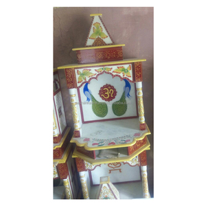 Temple en marbre coloré pour décoration, décoration de la maison - Product Image 1