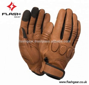 Haute qualité sur mesure plein doigt hiver unisexe Impact gants pour l'équitation Motocross sport coupe-vent en cuir lavable - Product Image 4