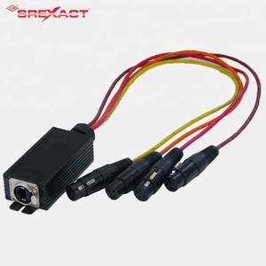 Adaptateur de câble DMX Srexact SKC-4DMXPAIR 4 paires 4 canaux vers convertisseur ArtNet réseau LED avec protection contre les courts-circuits, neuf - Product Image 1