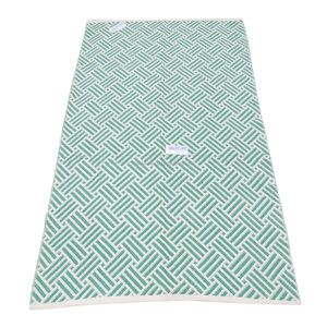 พรมปอกระเจาผ้าฝ้ายรีไซเคิลงานแฮนด์เมดสุดหรูเสื่ออาบน้ำแห้งเร็วสำหรับประตูห้องนอนปิกนิกโยคะกลางแจ้ง - Product Image 5