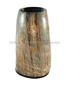 Taza de cuerno para beber, jarra hecha a mano, brillante, pulido, 500ml, ecológico, Vintage, superventas - Product Image 5