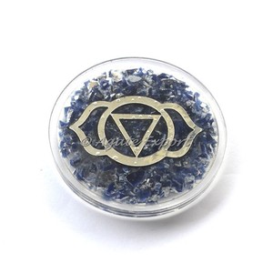 Third <b>Eye</b> Chakra Orgone Coaster Semi-Precious Stone Craft - Product Image 1
